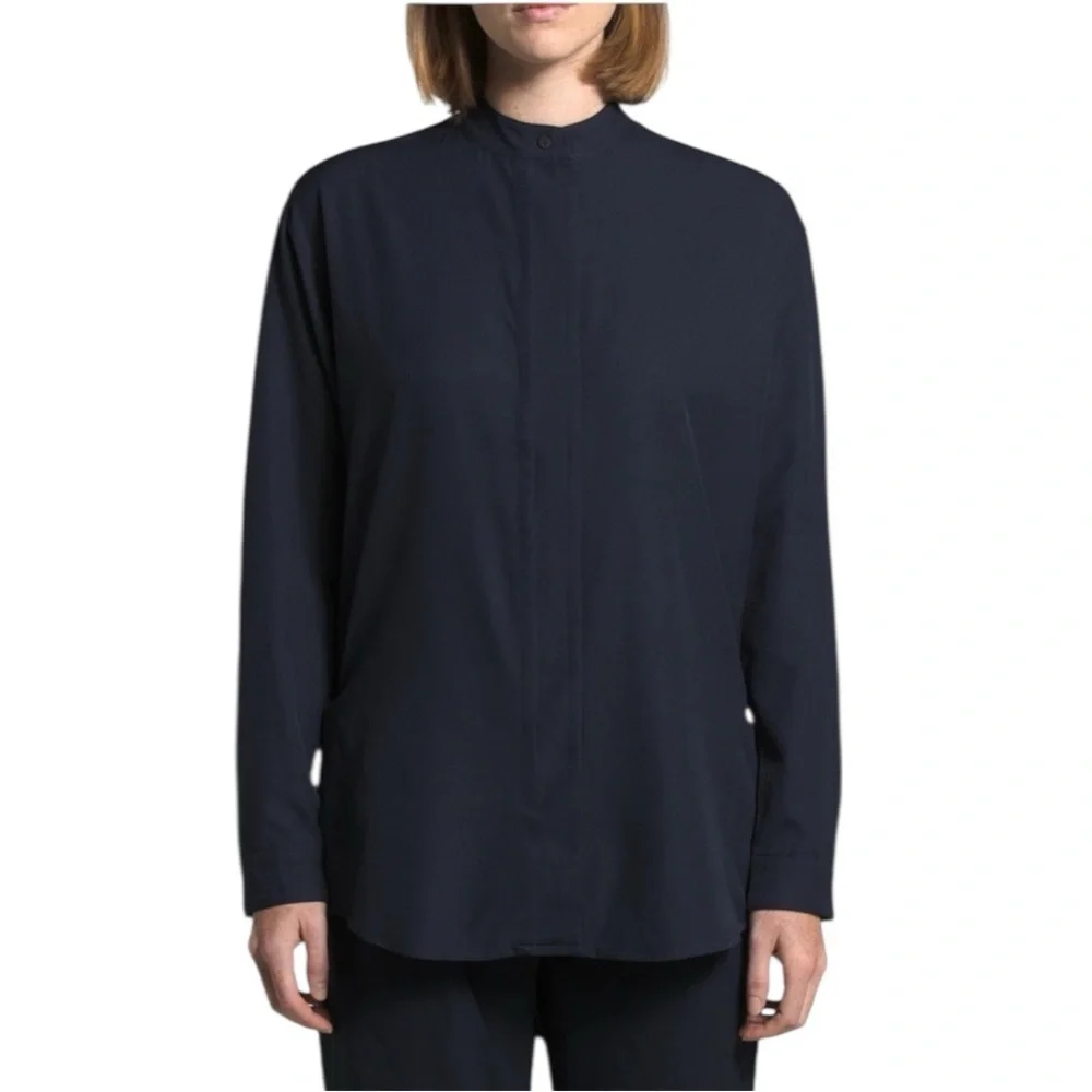 The North Face Explore City Long Sleeve Black Shirt Women's Size S